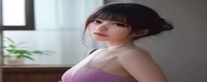 姉妹蜜月轻松向作品封面，度假场景明亮，爆乳姉妹系列轻松风格代表作